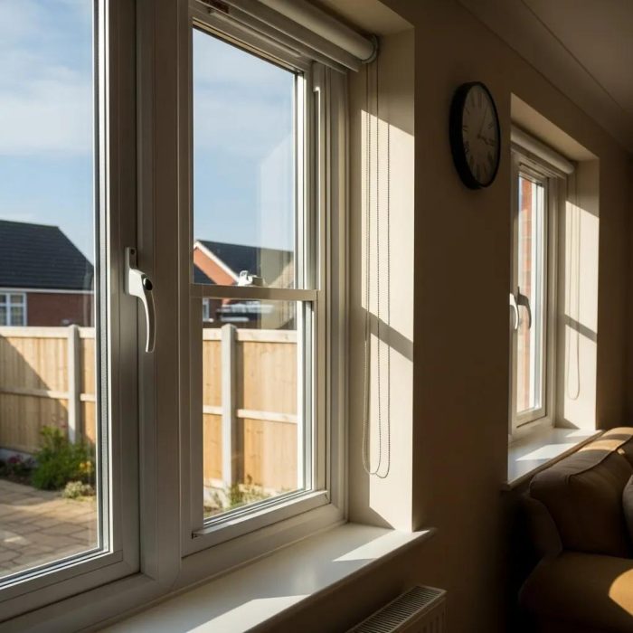 Cozy UK home with secondary glazing showcasing insulation and comfort